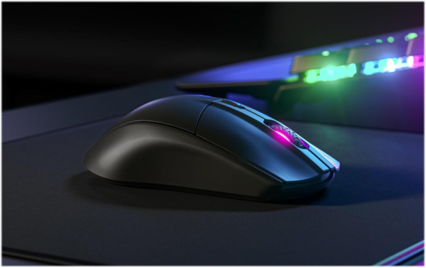Rival 3 Wireless Gaming Mouse – 400+ Hour Battery Life – Dual Wireless 2.4 Ghz and Bluetooth 5.0 – 60 Million Clicks – 18,000 CPI Truemove Air Optical Sensor,Black - Image 2