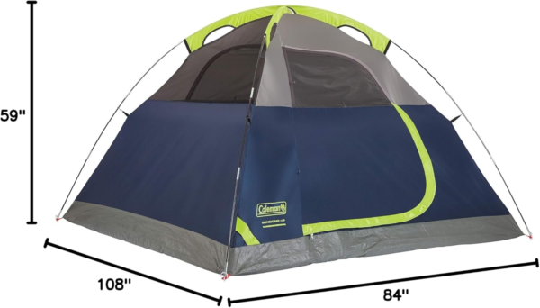 Sundome 3-Person Tent with Rainfly, Weatherproof Tent Sets up in 10 Mins - Image 11