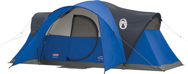Montana Camping Tent, 6/8 Person Family Tent with Included Rainfly, Carry Bag, and Spacious Interior, Fits Multiple Queen Airbeds and Sets up in 15 Minutes