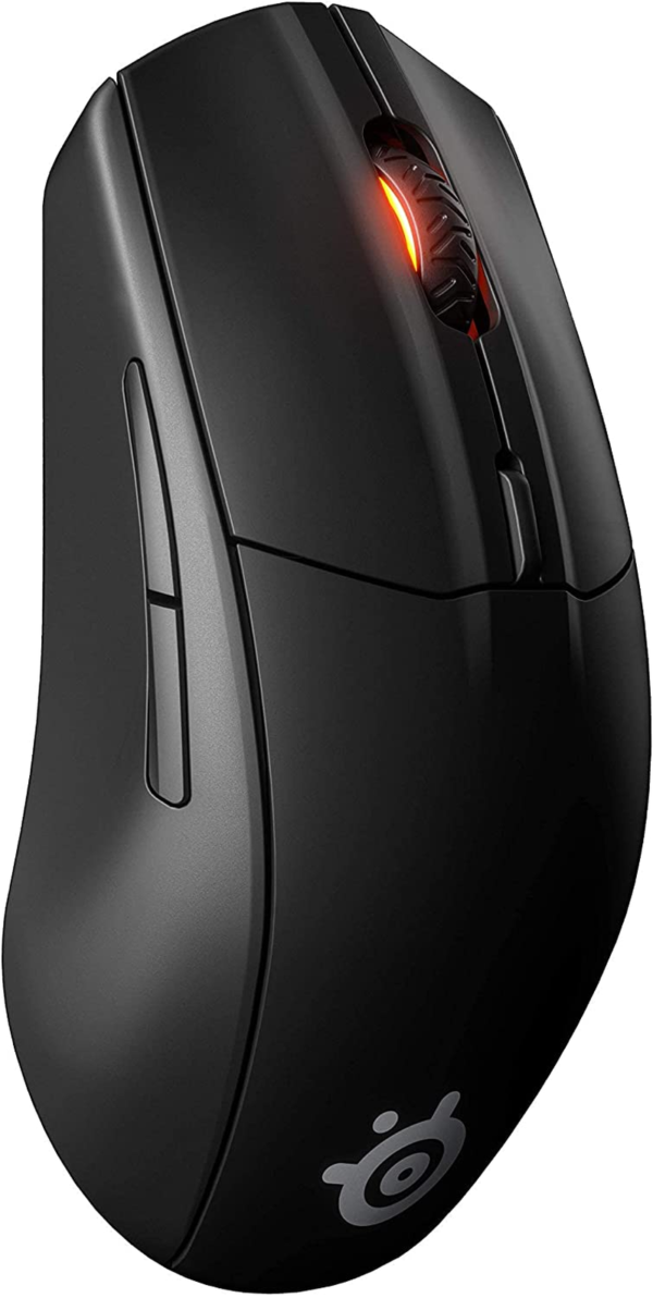 Rival 3 Wireless Gaming Mouse – 400+ Hour Battery Life – Dual Wireless 2.4 Ghz and Bluetooth 5.0 – 60 Million Clicks – 18,000 CPI Truemove Air Optical Sensor,Black