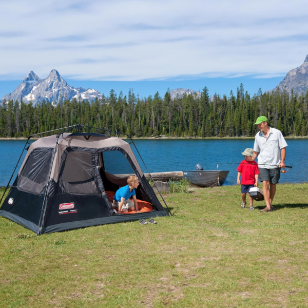 Instant Tent with 1-Minute Setup, 10-Person Tent with Pre-Attached Poles, Air Vent, & Carry Bag - Image 3