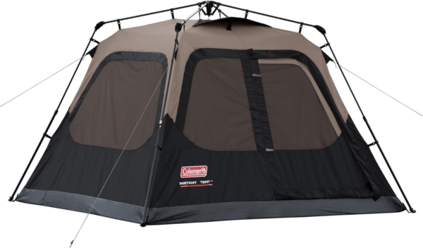 Instant Tent with 1-Minute Setup, 10-Person Tent with Pre-Attached Poles, Air Vent, & Carry Bag