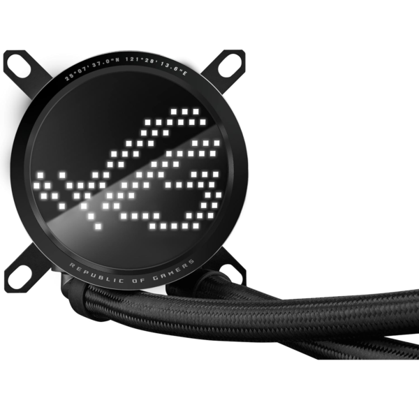 ROG RYUO III 360 ARGB All-In-One AIO Liquid CPU Cooler 360Mm Radiator, Asetek 8Th Gen Pump Solution, Anime Matrix™ LED Display and ROG AF 12S ARGB Fan. - Image 9
