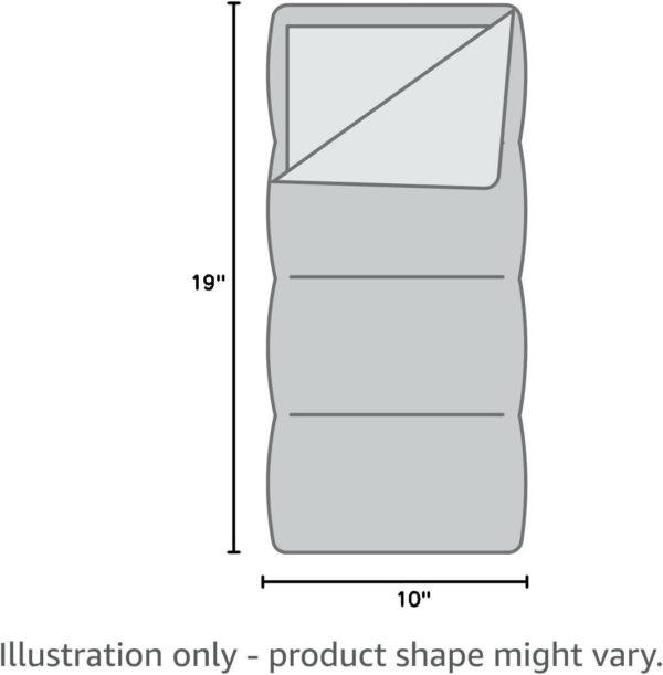 Biscayne Big & Tall 40°F Sleeping Bag, Fits Adults up to 6Ft 4In Tall, No-Snag Zipper with Stuff Sack Included, Machine Washable - Image 3