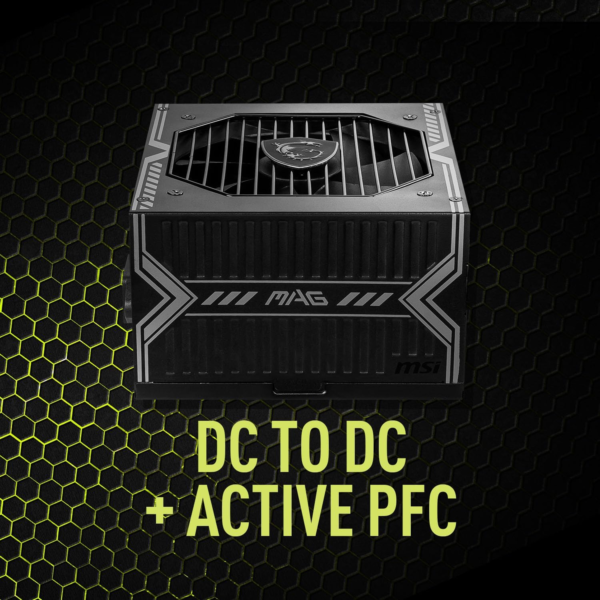 MAG A750BE Gaming Power Supply - 80 plus Bronze Certified 750W - Semi-Modular - Low Noise ATX PSU - Image 6