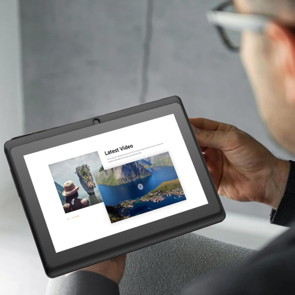 7 Inch Android Tablet, 7 Inch HD IPS Touchscreent, Quad-Core, 4GB RAM 32GB ROM 1TB Expand, 2MP + 5MP Dual Camera, Wifi 6 Bluetooth 3000 Mah Battery Tab Tablet with Case. - Image 7