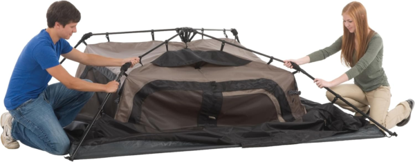 Instant Tent with 1-Minute Setup, 10-Person Tent with Pre-Attached Poles, Air Vent, & Carry Bag - Image 2