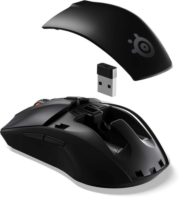 Rival 3 Wireless Gaming Mouse – 400+ Hour Battery Life – Dual Wireless 2.4 Ghz and Bluetooth 5.0 – 60 Million Clicks – 18,000 CPI Truemove Air Optical Sensor,Black - Image 6