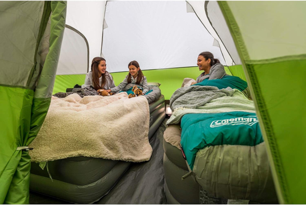 Evanston Screened Camping Tent, 6/8 Person Weatherproof Tent with Roomy Interior Includes Rainfly, Carry Bag, Easy Setup and Screened-In Porch - Image 8