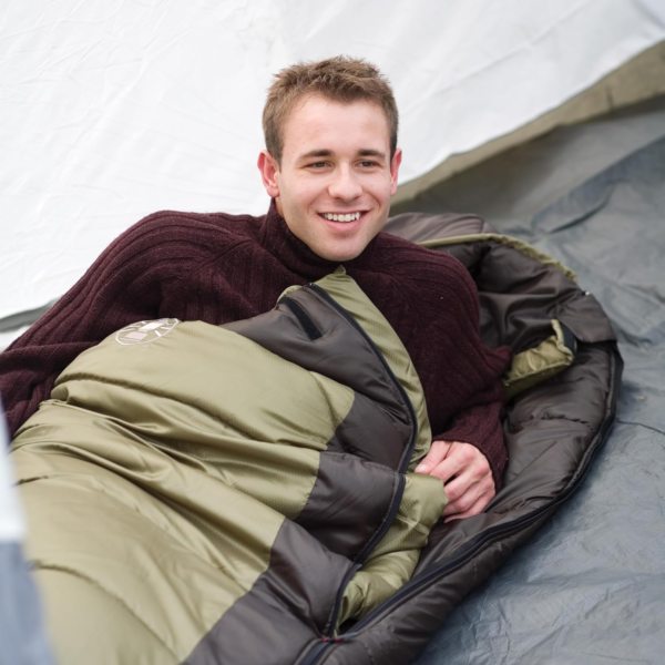 North Rim 0°F Big & Tall Sleeping Bag, Cold-Weather Mummy Sleep Sack with No-Snag Zipper & Adjustable Hood for Warmth & Ventilation - Image 5