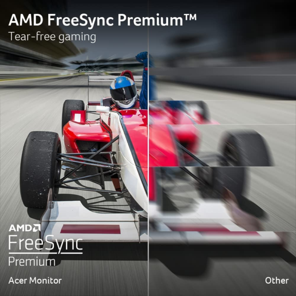 Nitro 27 Inch 1500R Curved Zero-Frame Full HD (1920 X 1080) Gaming Monitor | AMD Freesync Premium | up to 280Hz Refresh | 1Ms VRB | 1 X Display Port 1.4 and 2 X HDMI 2.0 Ports | XZ270 - Image 3