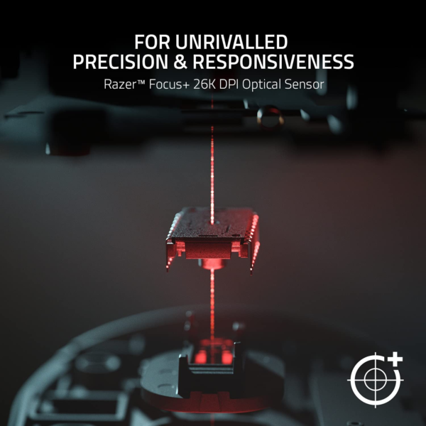 Basilisk V3 Customizable Ergonomic Gaming Mouse: Fastest Gaming Mouse Switch - Chroma RGB Lighting - 26K DPI Optical Sensor - 11 Programmable Buttons - Hyperscroll Tilt Wheel - Classic Black - Image 7